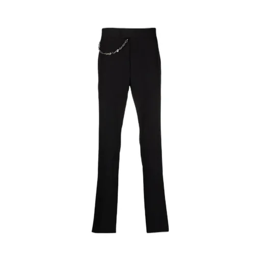 Chain Link Straight Leg Trousers