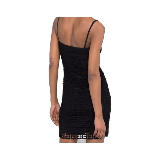 G Embroidered Lace Mini Dress