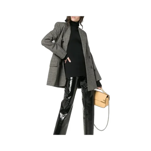Plaid Wool Suit Jacket