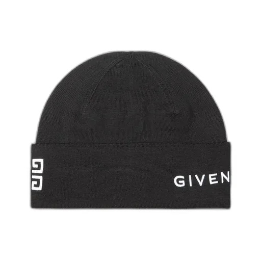 4G-Embroidered Beanie Hat