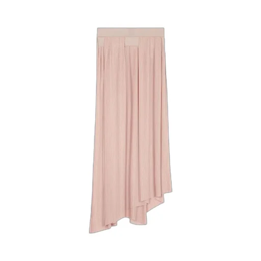 Asymmetrical Pleated Skirt