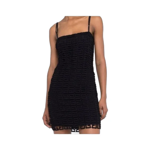 G Embroidered Lace Mini Dress