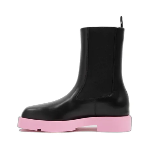 Slip-On Squared Ankle Boots