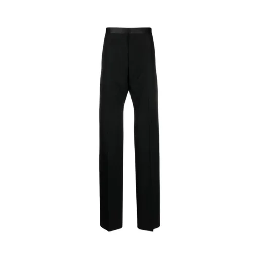 Straight-Leg Tailored Trousers