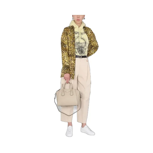 Animal Print Zipped Shirt