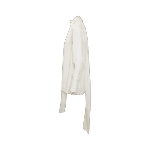 All-Over Logo Detailed Blouse