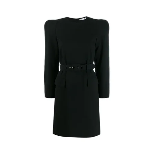 Structured Belted Mini Dress