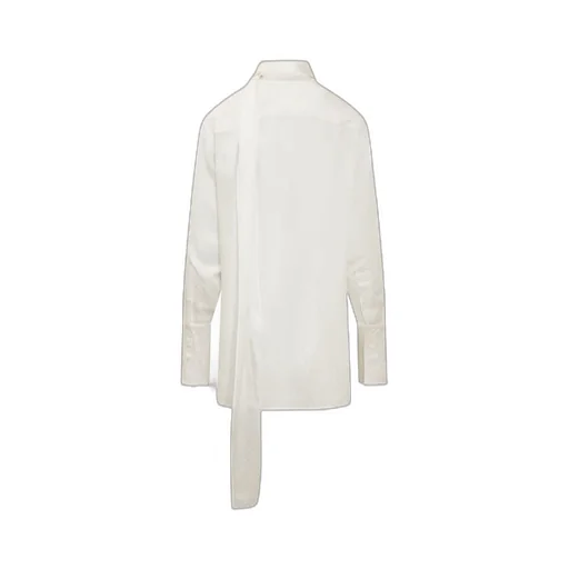 All-Over Logo Detailed Blouse