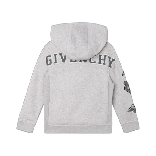 Logo Embroidered Zip-Up Hoodie