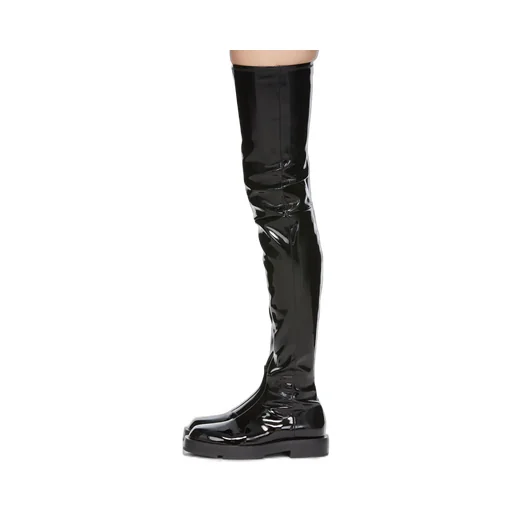 4G Plaque Thigh-High Boots