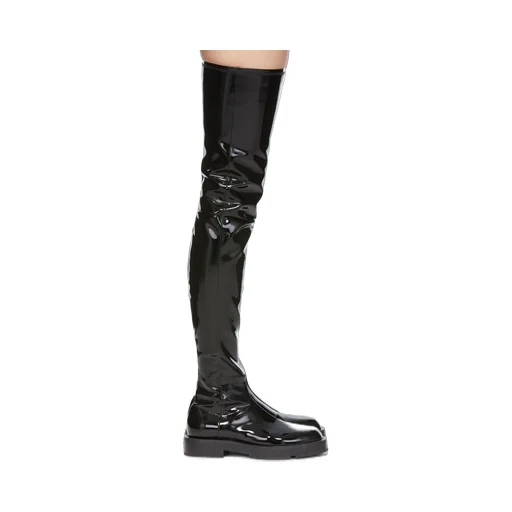 4G Plaque Thigh-High Boots