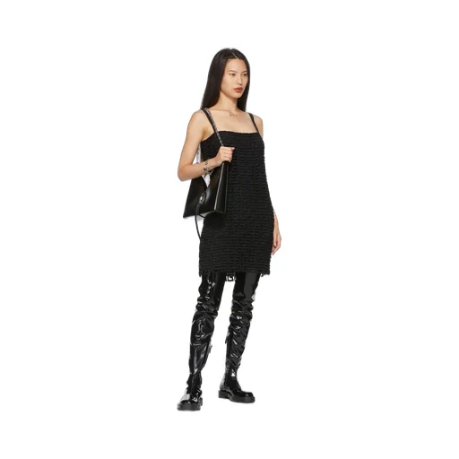 4G Plaque Thigh-High Boots