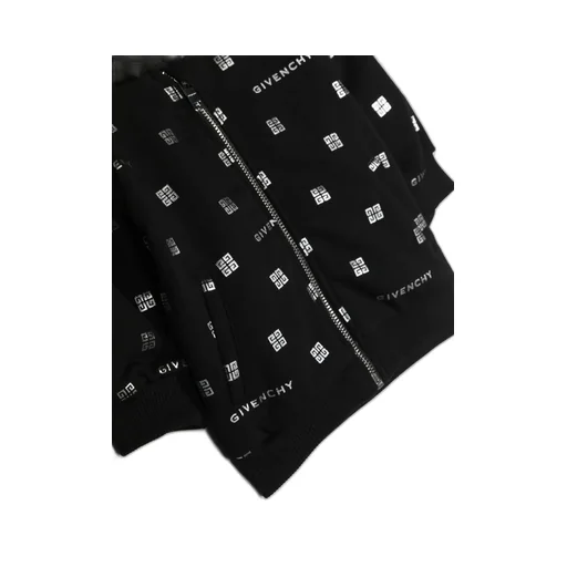 Logo Printed Zipped Hoodie