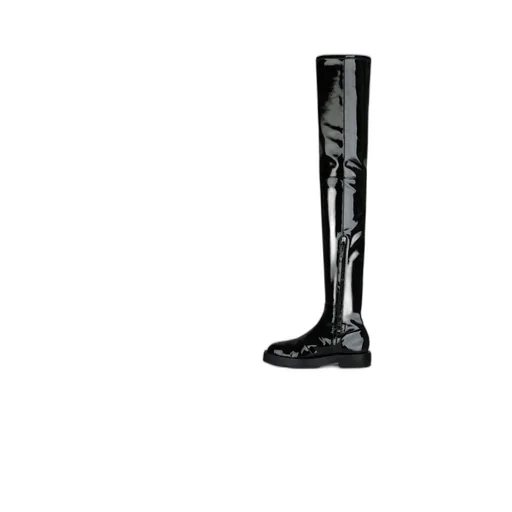 4G Plaque Thigh-High Boots