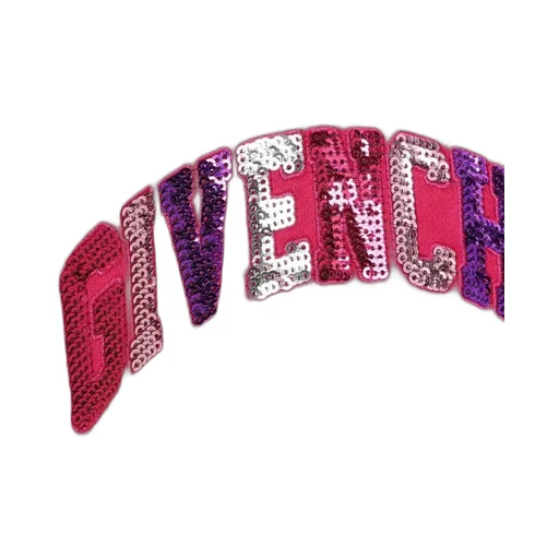 Sequined-Logo Fleece Sweatshirt