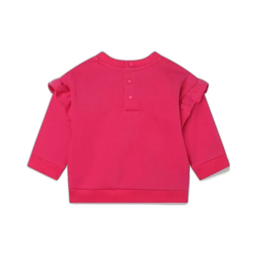Sequined-Logo Fleece Sweatshirt