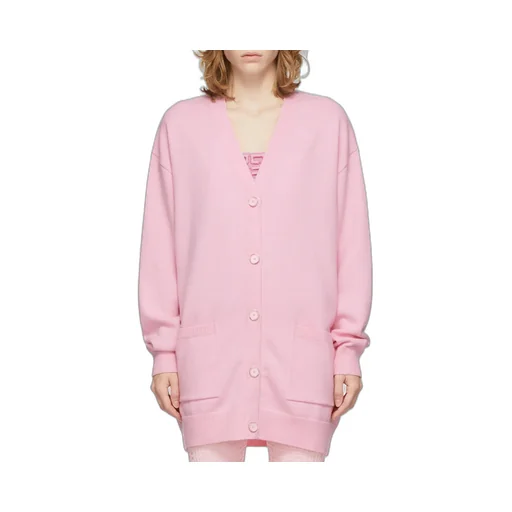 Embroidered Studded Wool-Cashmere Cardigan