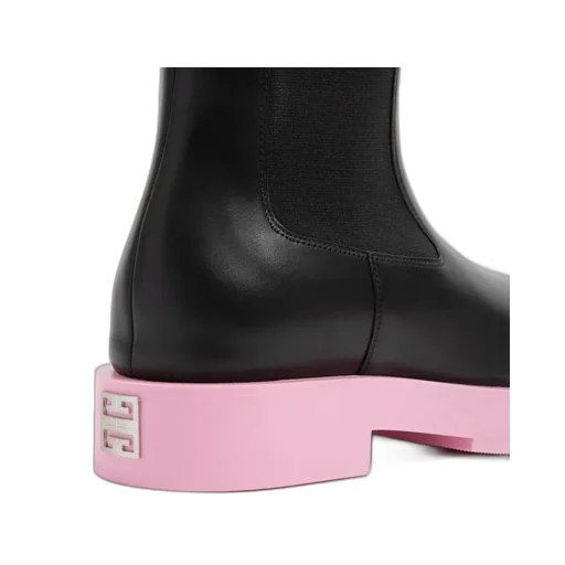 Slip-On Squared Ankle Boots