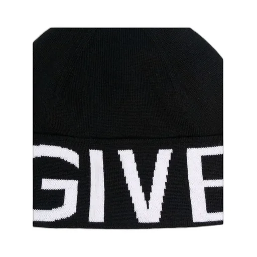 Logo Intarsia-Knit Slip-On Beanie