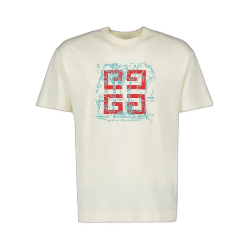 4G Logo Printed Crewneck T-Shirt
