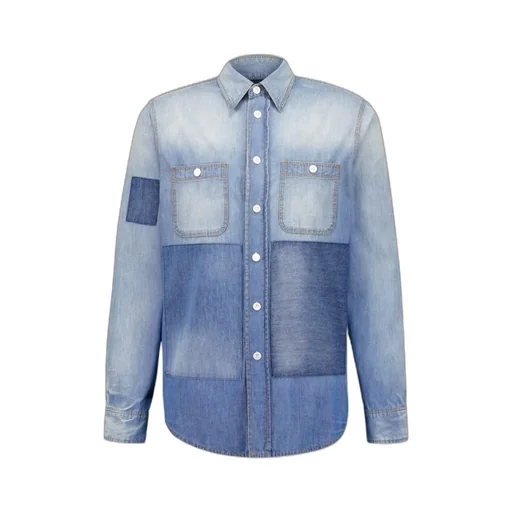 Patchwork Denim Shirt