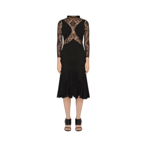 Lace Detailed Midi Dress