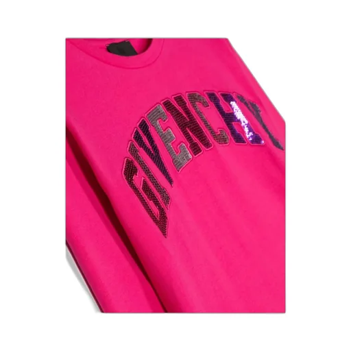Sequin Embellished Crewneck T-Shirt