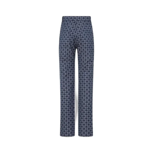 Monogrammed Straight-Leg Jeans