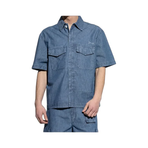 Logo Embroidered Short-Sleeve Shirt