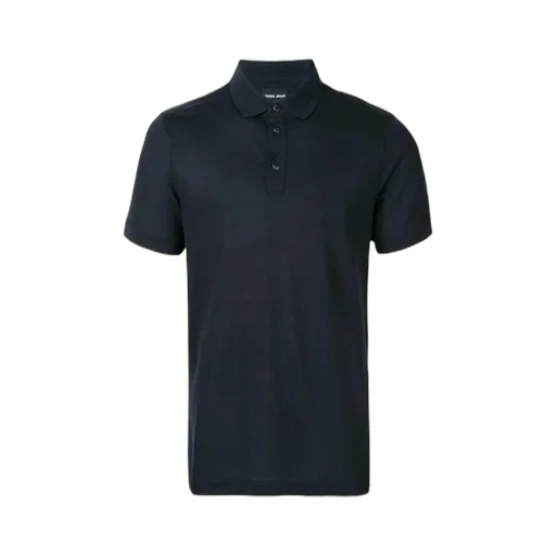 Fine-Knit Polo Shirt