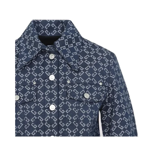 Monogrammed Button-Up Jacket