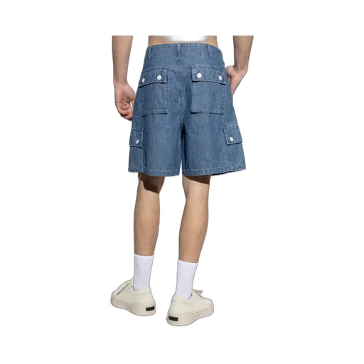 Denim Cargo Shorts