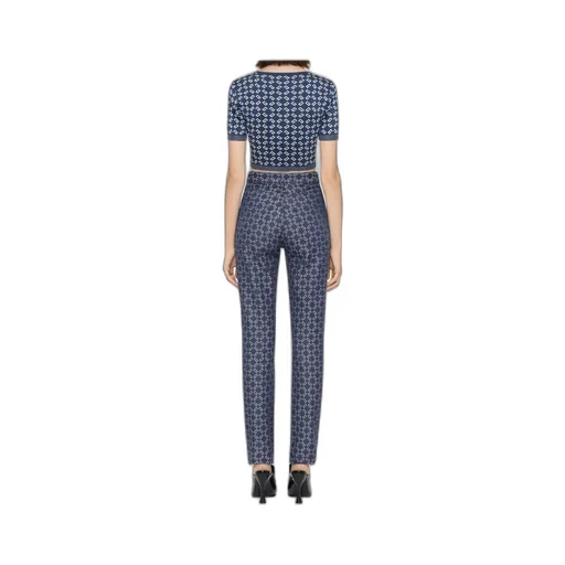 Monogram 72 Jacquard Cropped Sweater