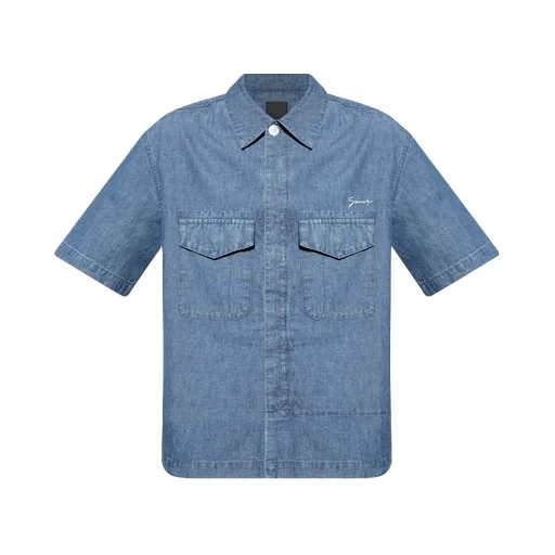 Logo Embroidered Short-Sleeve Shirt