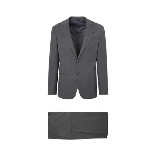 Slim-Cut Wool Two-Piece Suit