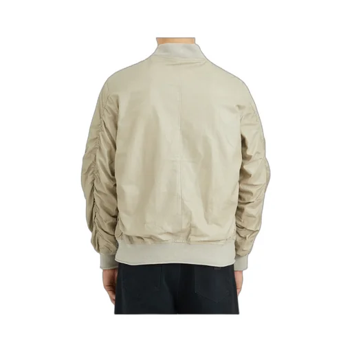 Leather Bomber Jacket