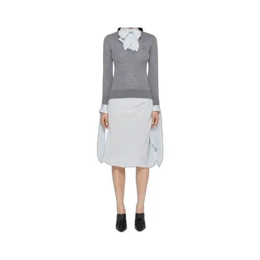 Monogram 72 Jacquard Draped Skirt