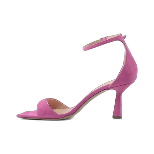 75Mm Heel Suede Sandals