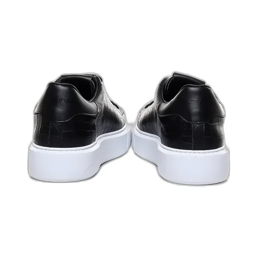 Croc-Embossed Sneakers