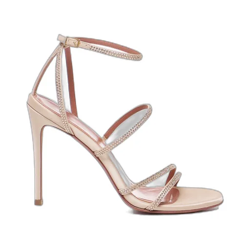 Adjustable Ankle Strap High-Heeled Sandals