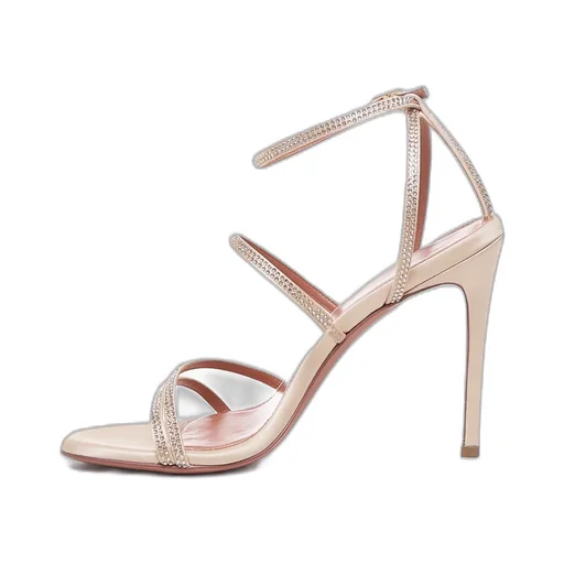 Adjustable Ankle Strap High-Heeled Sandals