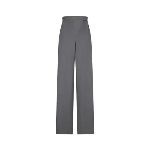 Pleated Wide-Leg Trousers