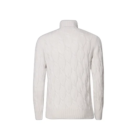 Braided High-Collar Knitwear