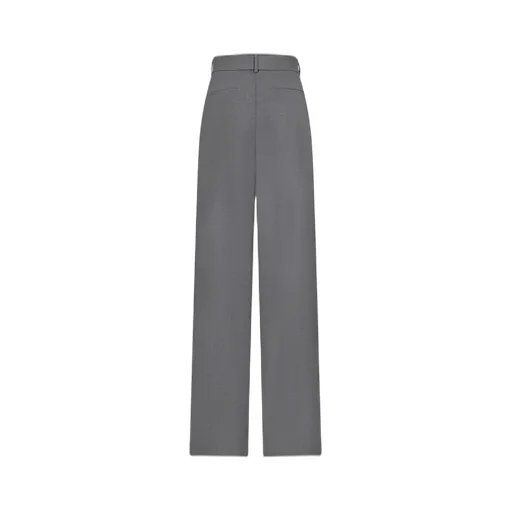 Pleated Wide-Leg Trousers
