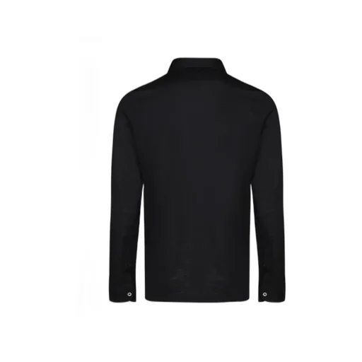Buttoned Virgin Wool Polo Shirt