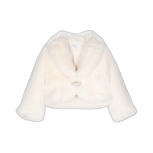 Brooch-Detailed Cropped Jacket