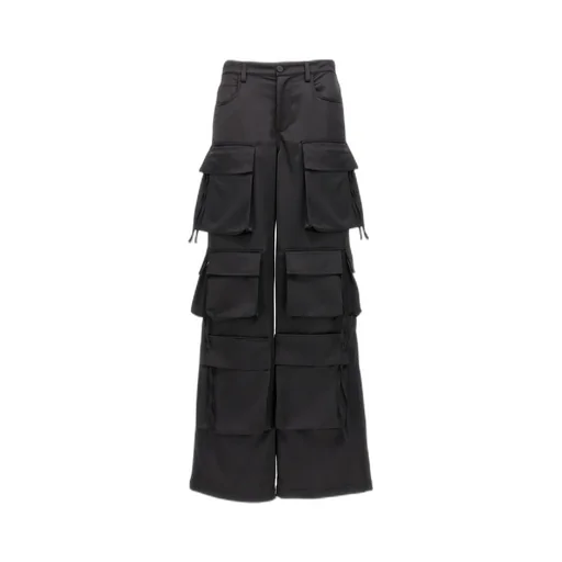 Straight Leg Cargo Pocket Trousers