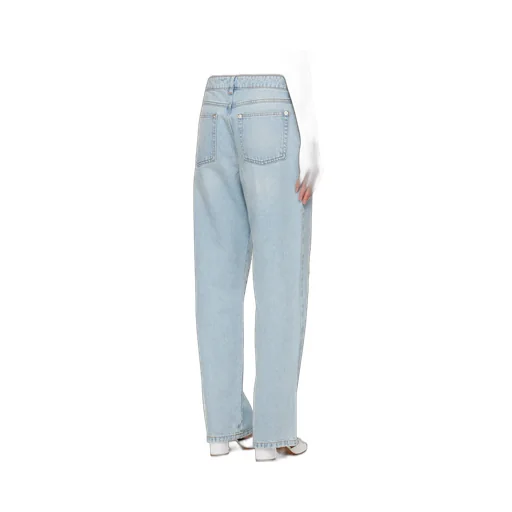 Studded Detail Wide-Leg Pants