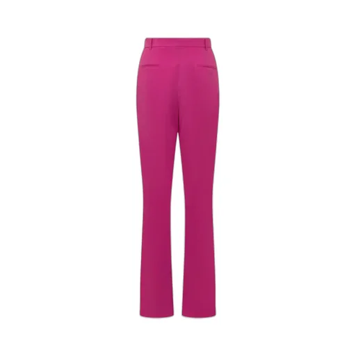Slit Straight-Leg Pants