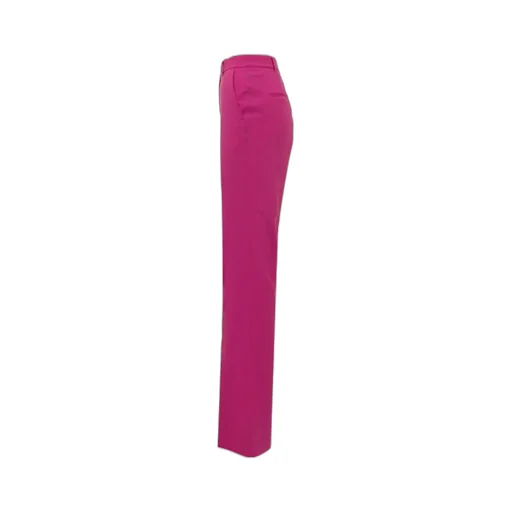 Slit Straight-Leg Pants
